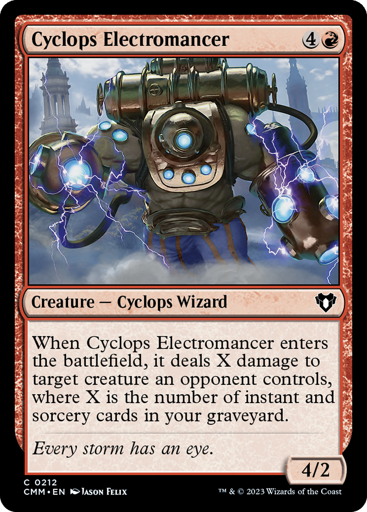 Cyclops Electromancer [Commander Masters] | Rook's Games and More