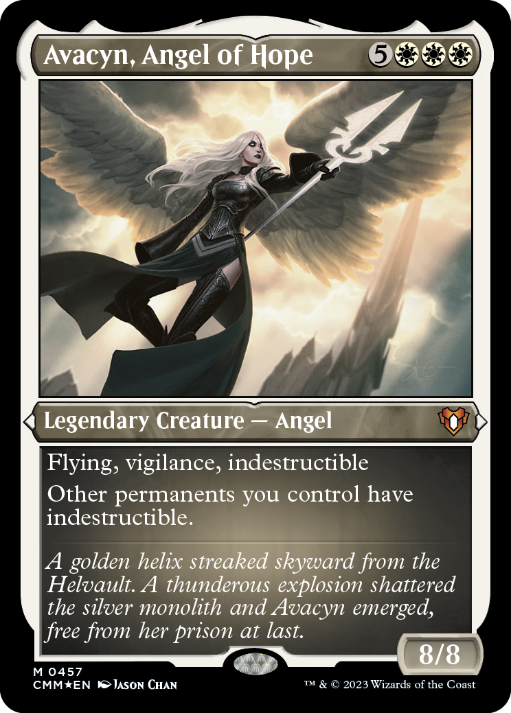 Avacyn, Angel of Hope (Foil Etched) [Commander Masters] | Rook's Games and More