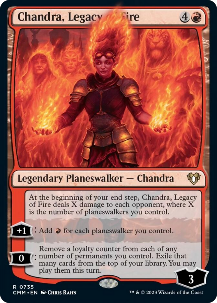 Chandra, Legacy of Fire [Commander Masters] | Rook's Games and More