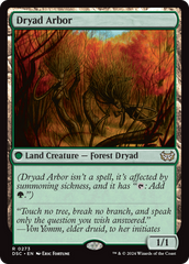 Dryad Arbor [Duskmourn: House of Horror Commander] | Rook's Games and More