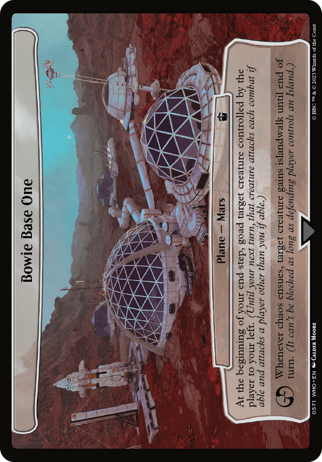 Bowie Base One [Doctor Who] | Rook's Games and More