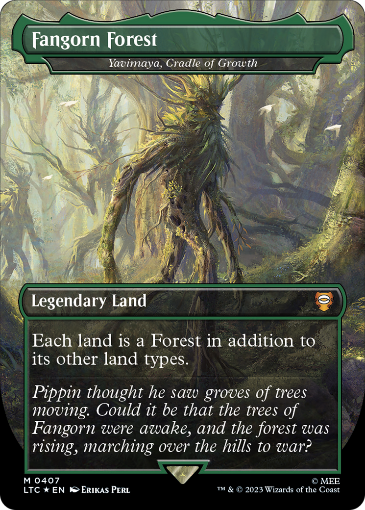 Fangorn Forest - Yavimaya, Cradle of Growth (Surge Foil Realms and Relics) [The Lord of the Rings: Tales of Middle-Earth Commander] | Rook's Games and More