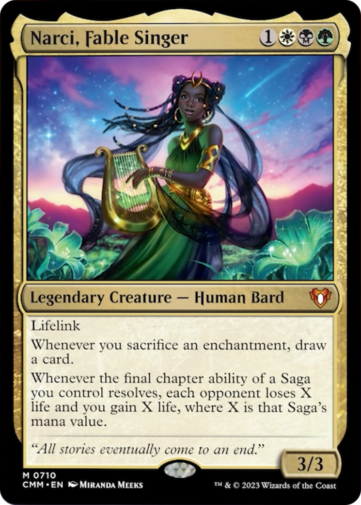 Narci, Fable Singer [Commander Masters] | Rook's Games and More