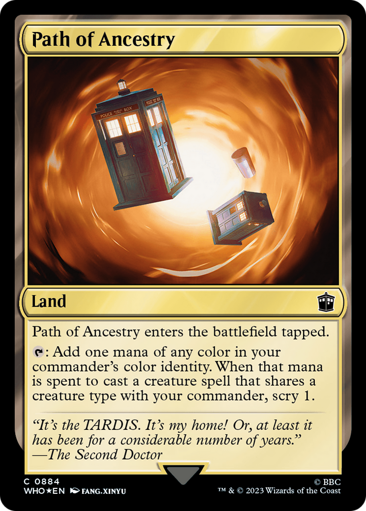 Path of Ancestry (Surge Foil) [Doctor Who] | Rook's Games and More