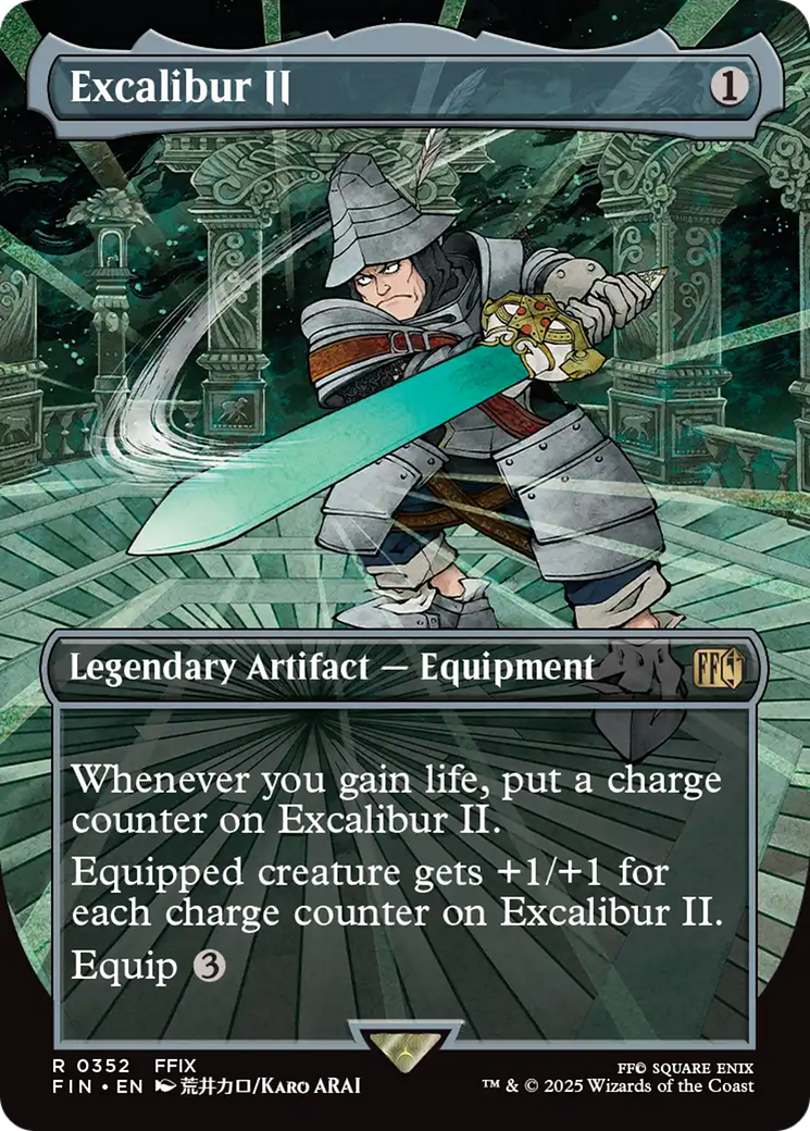 Excalibur II (Borderless) [FINAL FANTASY] | Rook's Games and More