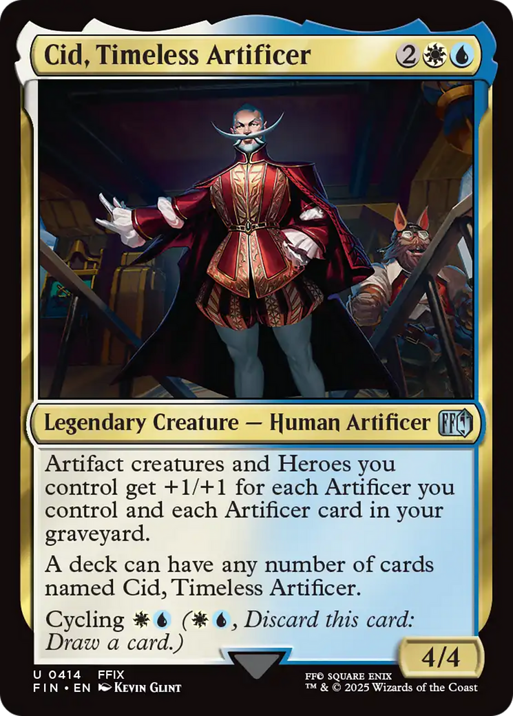 Cid, Timeless Artificer (0414) [FINAL FANTASY] | Rook's Games and More