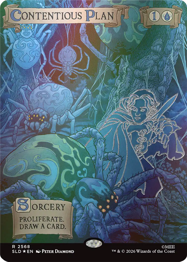 Contentious Plan (Out Of Sight Foil) [Secret Lair Drop Series] | Rook's Games and More