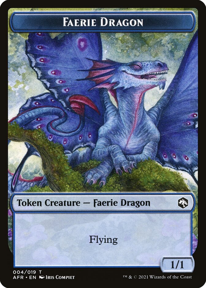 Devil // Faerie Dragon Double-Sided Token [Dungeons & Dragons: Adventures in the Forgotten Realms Tokens] | Rook's Games and More