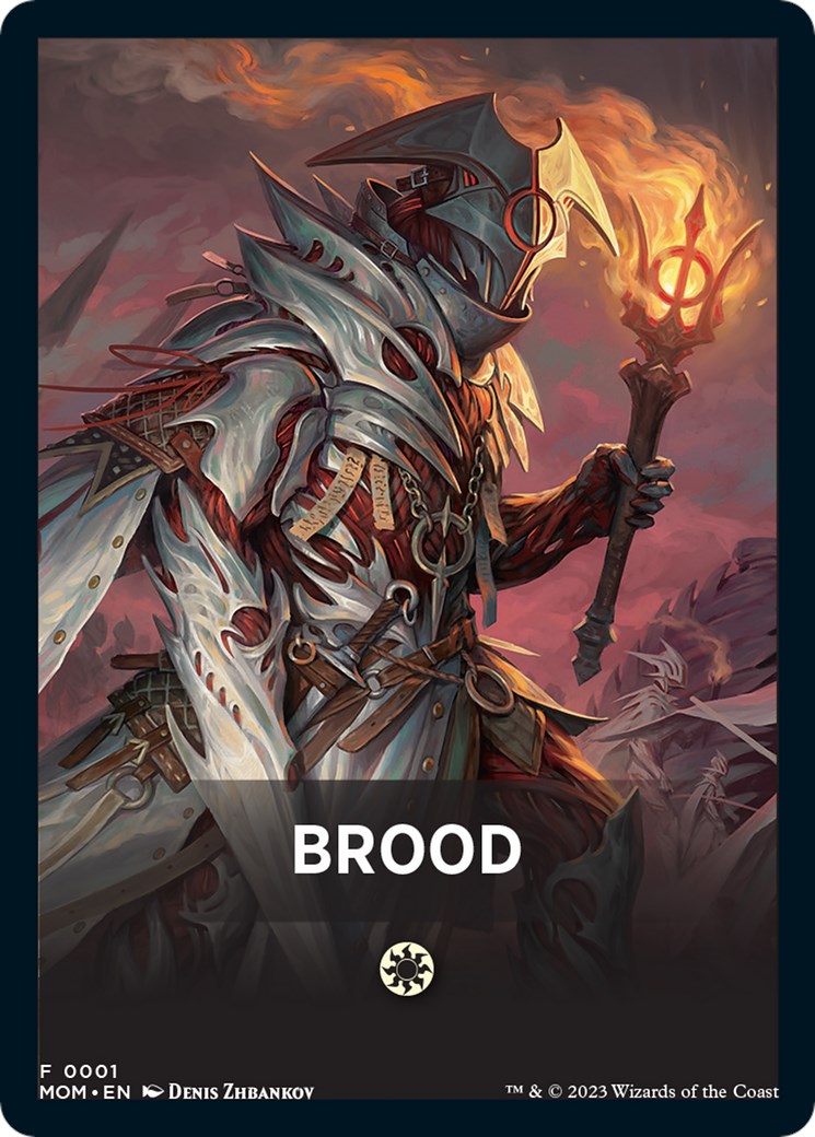 Brood Theme Card [March of the Machine Tokens] | Rook's Games and More