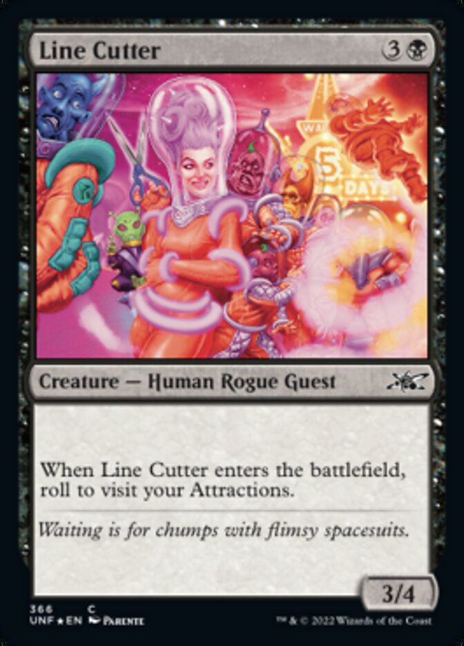 Line Cutter (Galaxy Foil) [Unfinity] | Rook's Games and More
