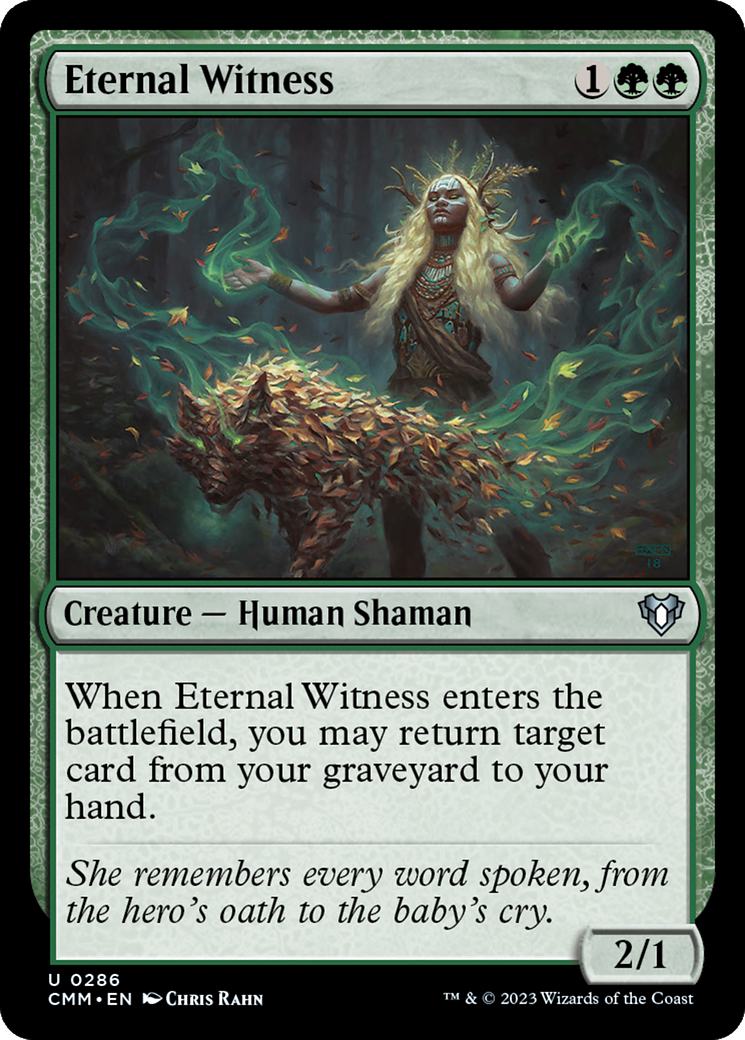 Eternal Witness [Commander Masters] | Rook's Games and More