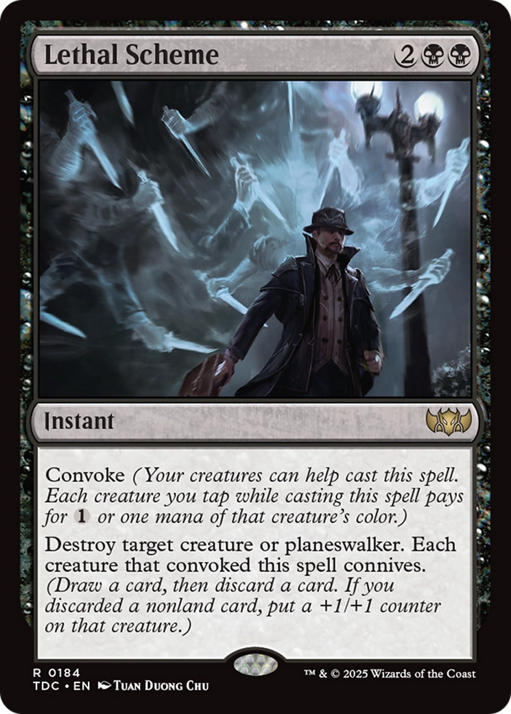 Lethal Scheme [Tarkir: Dragonstorm Commander] | Rook's Games and More