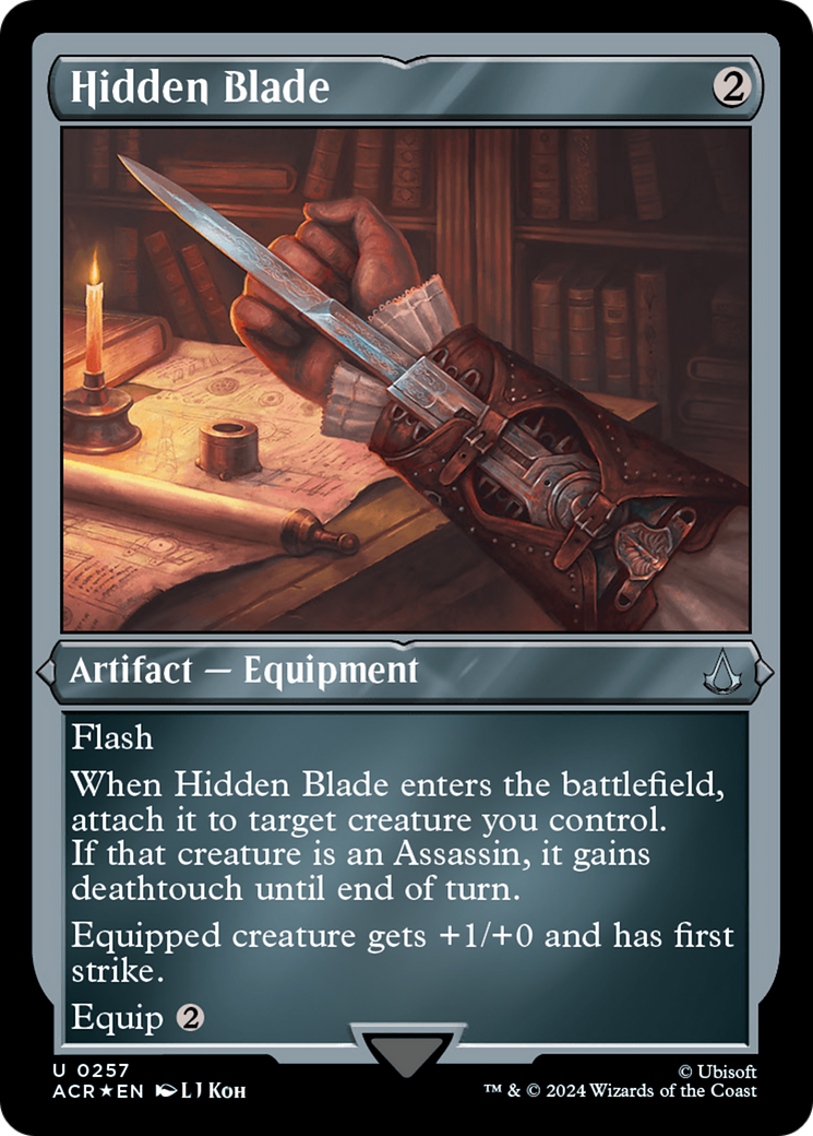 Hidden Blade (Foil Etched) [Assassin's Creed] | Rook's Games and More