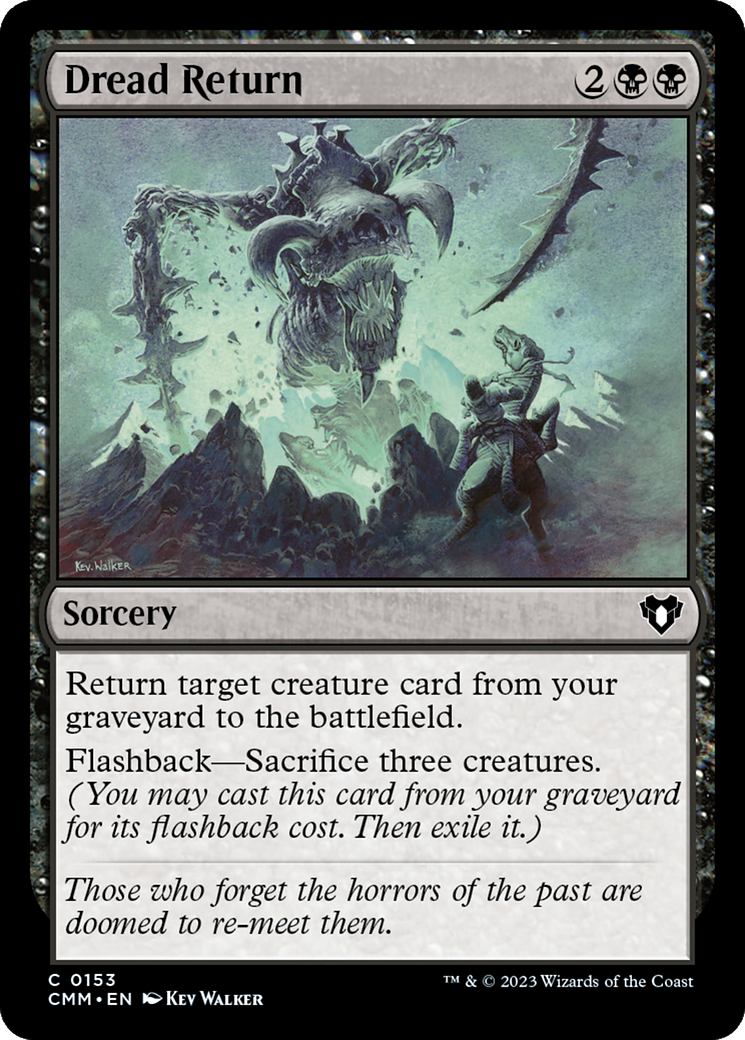 Dread Return [Commander Masters] | Rook's Games and More