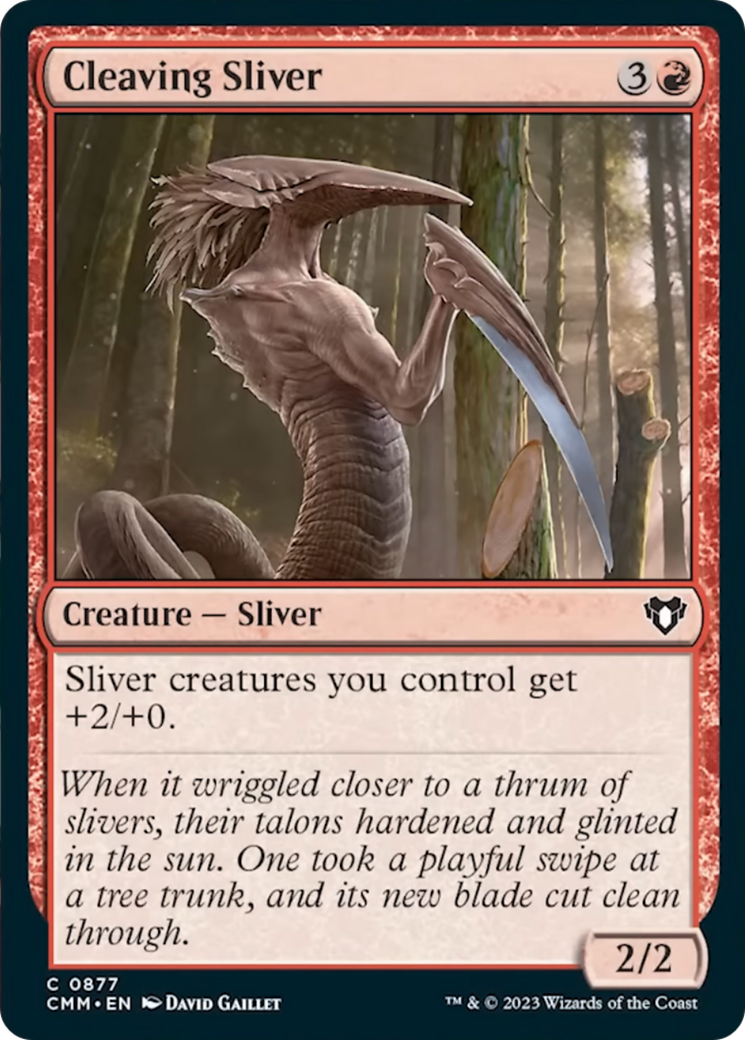 Cleaving Sliver [Commander Masters] | Rook's Games and More