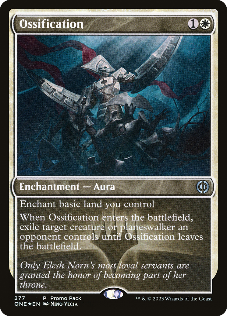 Ossification (Promo Pack) [Phyrexia: All Will Be One Promos] | Rook's Games and More