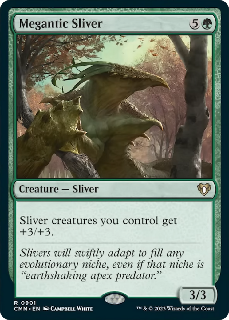 Megantic Sliver [Commander Masters] | Rook's Games and More
