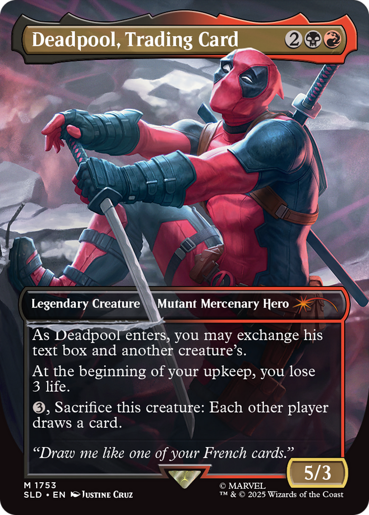 Deadpool, Trading Card [Secret Lair Drop Series] | Rook's Games and More