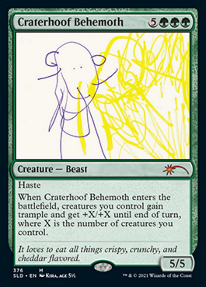 Craterhoof Behemoth (376) [Secret Lair Drop Series] | Rook's Games and More