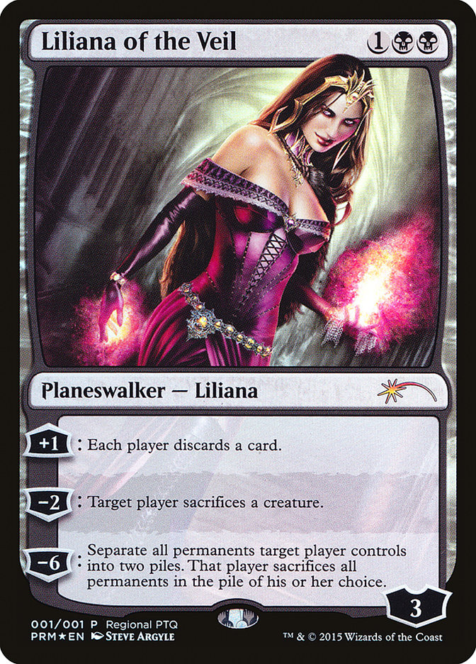 Liliana of the Veil (Regional PTQ) [Pro Tour Promos] | Rook's Games and More