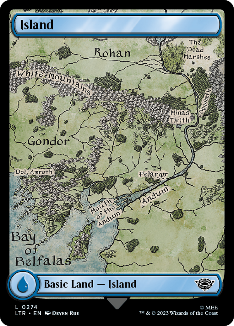 Island (274) [The Lord of the Rings: Tales of Middle-Earth] | Rook's Games and More