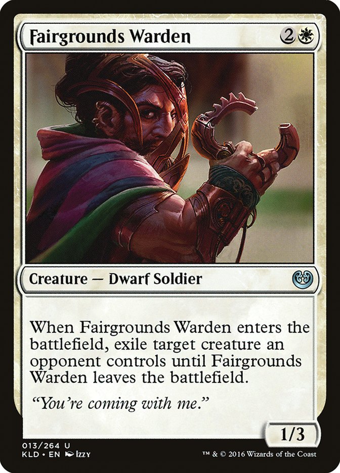 Fairgrounds Warden [Kaladesh] | Rook's Games and More