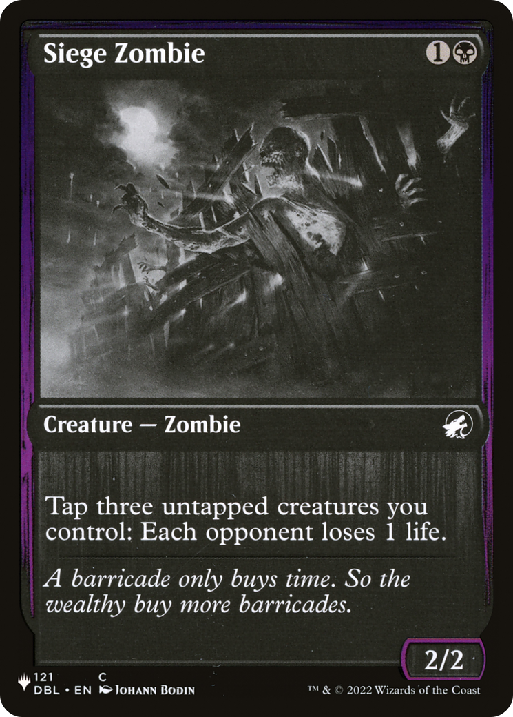 Siege Zombie [The List] | Rook's Games and More