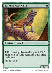 Basking Rootwalla (White Border) [Mystery Booster 2] | Rook's Games and More