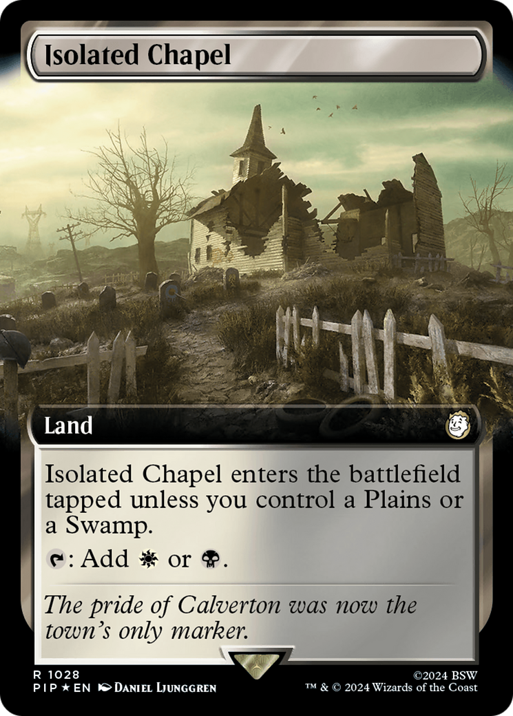 Isolated Chapel (Extended Art) (Surge Foil) [Fallout] | Rook's Games and More