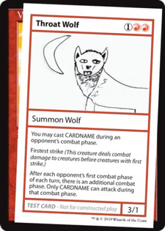 Throat Wolf (2021 Edition) [Mystery Booster Playtest Cards] | Rook's Games and More