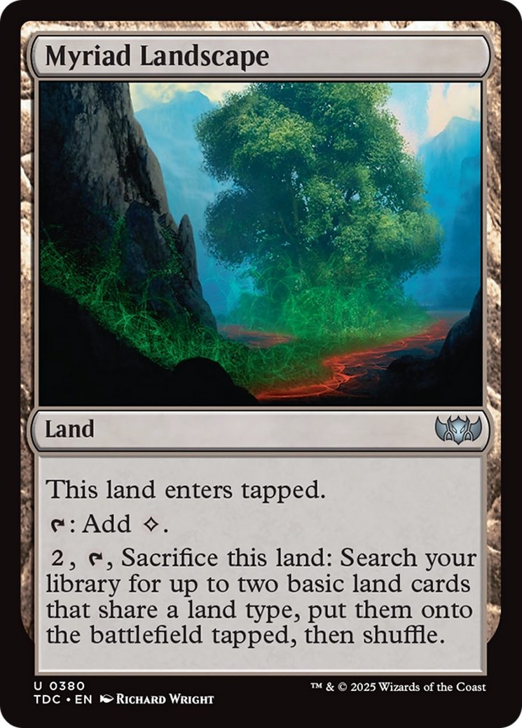 Myriad Landscape [Tarkir: Dragonstorm Commander] | Rook's Games and More