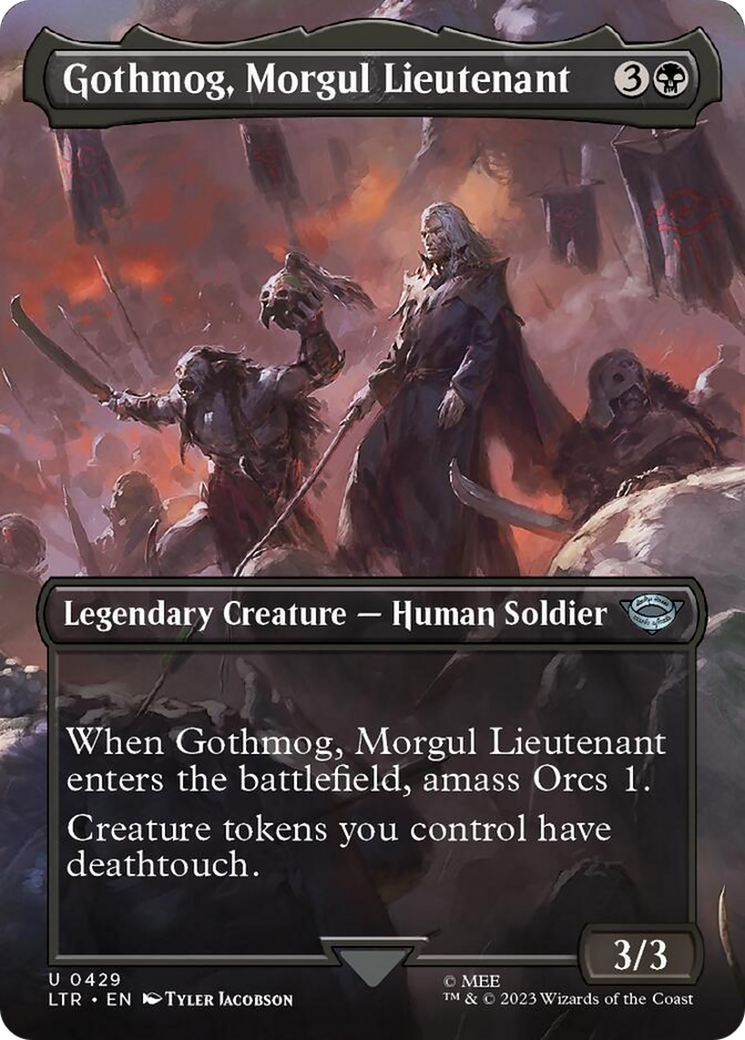Gothmog, Morgul Lieutenant (Borderless Alternate Art) [The Lord of the Rings: Tales of Middle-Earth] | Rook's Games and More