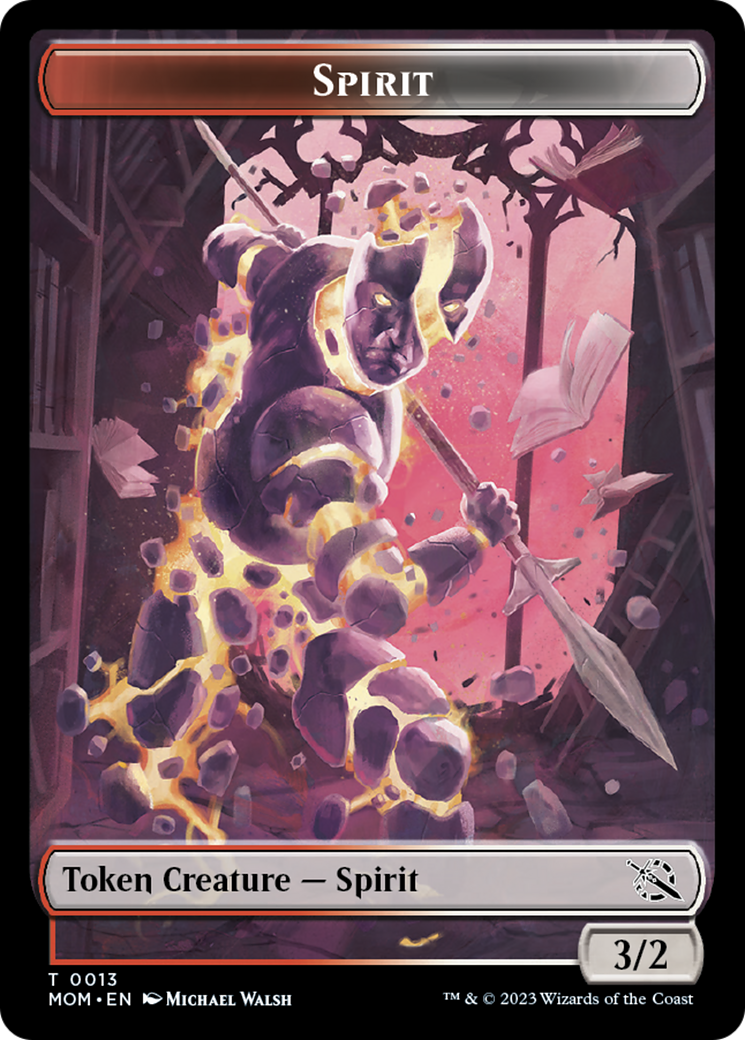 Spirit Token (13) [March of the Machine Tokens] | Rook's Games and More