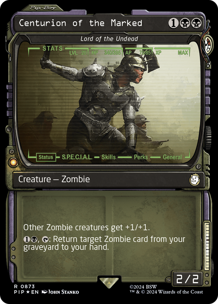 Centurion of the Marked - Lord of the Undead (Showcase) (Surge Foil) [Fallout] | Rook's Games and More
