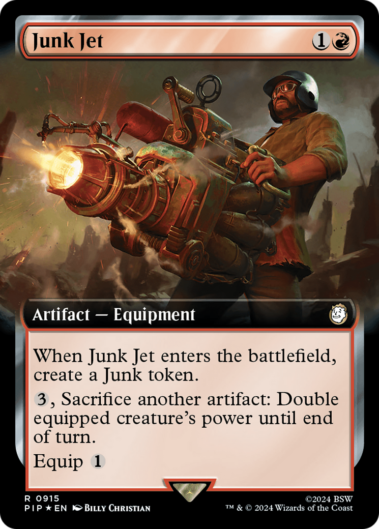 Junk Jet (Extended Art) (Surge Foil) [Fallout] | Rook's Games and More