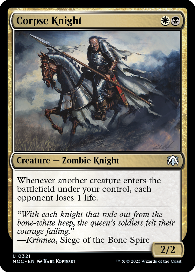 Corpse Knight [March of the Machine Commander] | Rook's Games and More