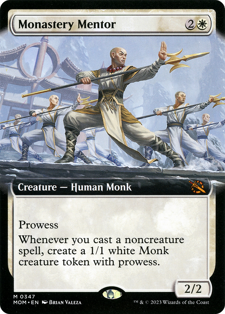 Monastery Mentor (Extended Art) [March of the Machine] | Rook's Games and More