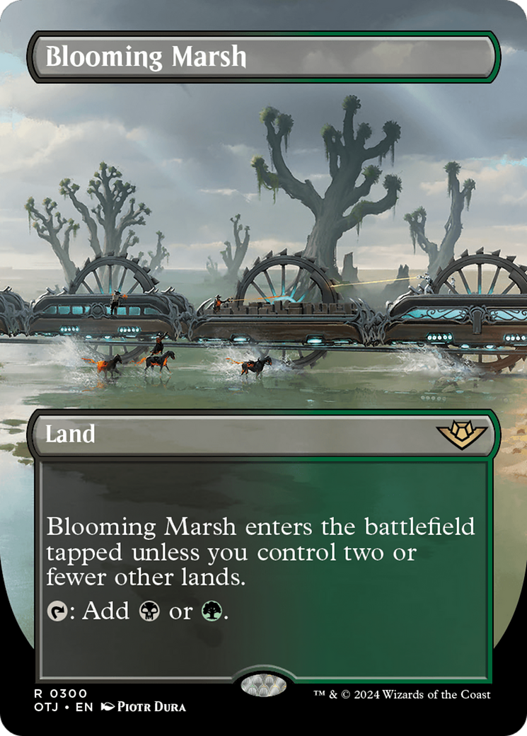 Blooming Marsh (Borderless) [Outlaws of Thunder Junction] | Rook's Games and More