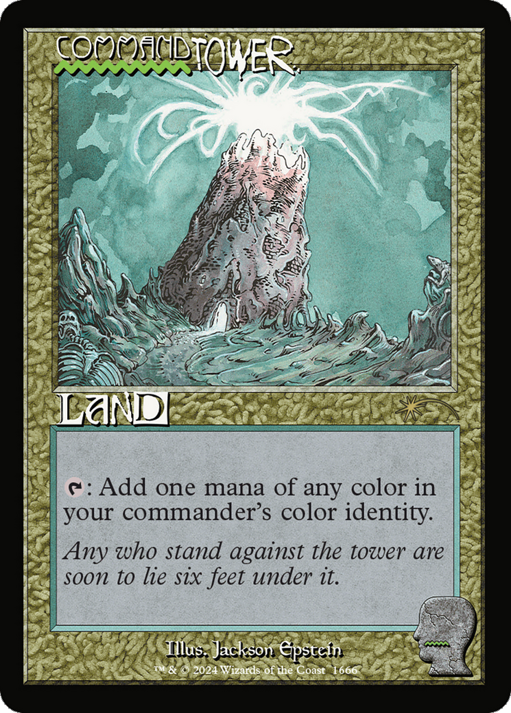 Command Tower (1666) (Rainbow Foil) [Secret Lair Drop Series] | Rook's Games and More