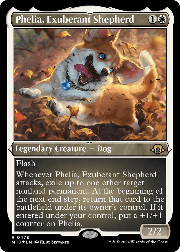 Phelia, Exuberant Shepherd (Foil Etched) [Modern Horizons 3] | Rook's Games and More