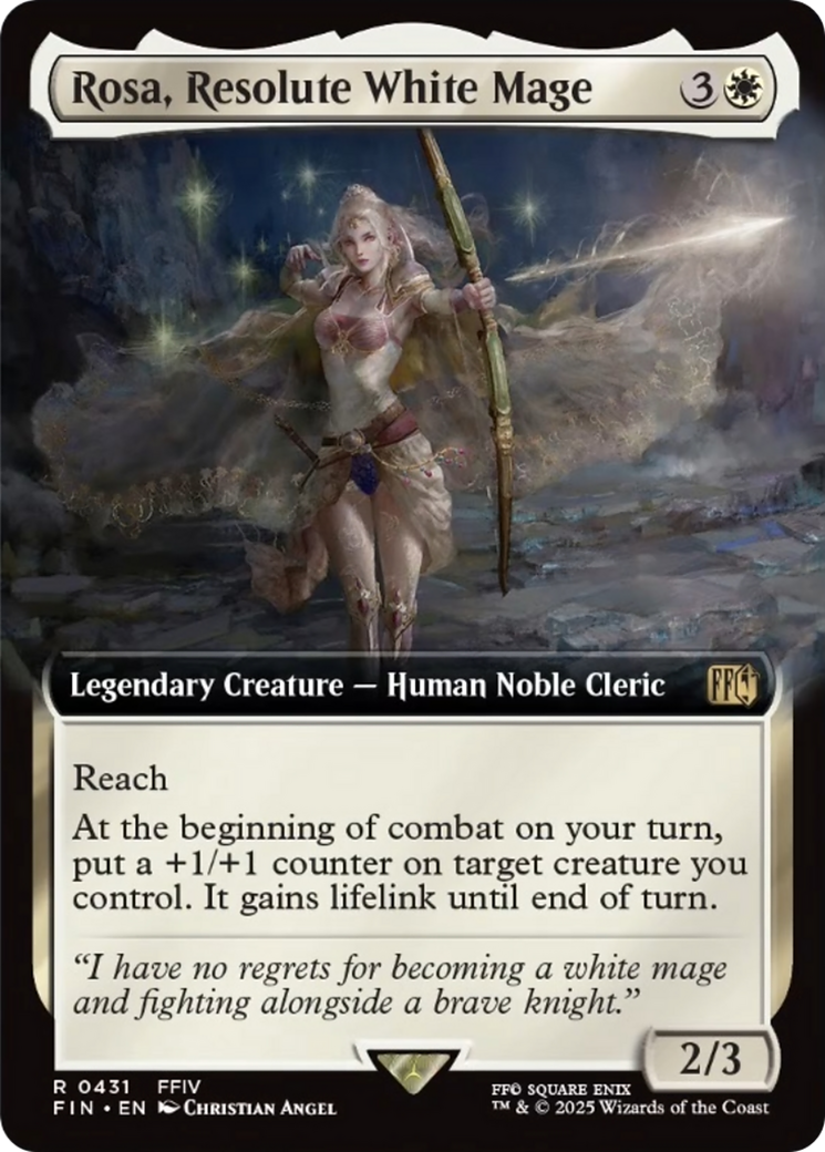 Rosa, Resolute White Mage (Extended Art) [FINAL FANTASY] | Rook's Games and More