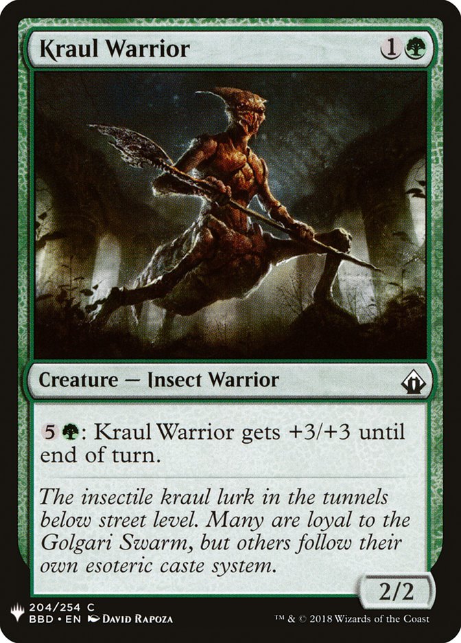 Kraul Warrior [Mystery Booster] | Rook's Games and More