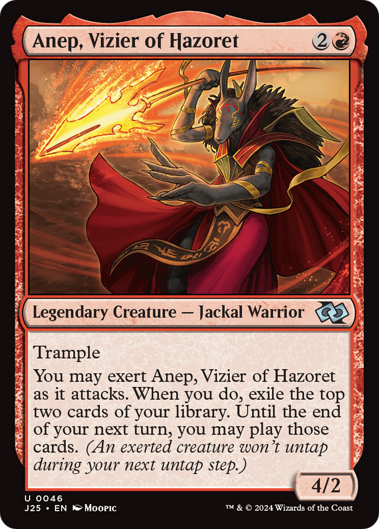 Anep, Vizier of Hazoret (Anime) [Foundations Jumpstart] | Rook's Games and More