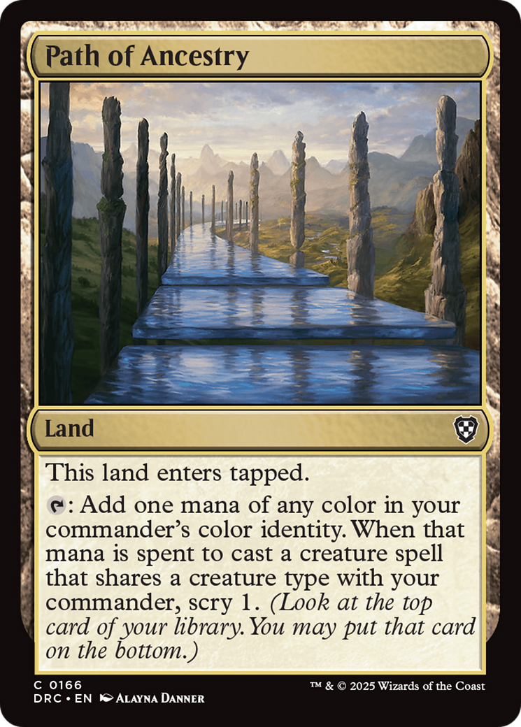 Path of Ancestry (0166) [Aetherdrift Commander] | Rook's Games and More