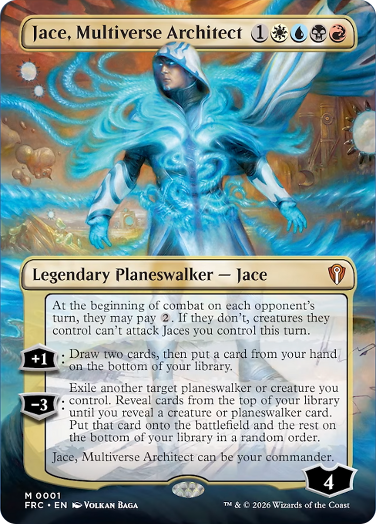 Jace, Multiverse Architect (Borderless) [Reality Fracture Commander] | Rook's Games and More