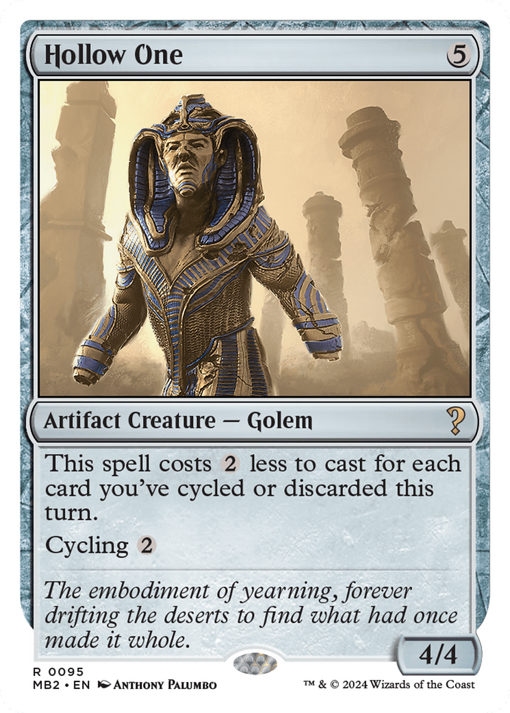 Hollow One (White Border) [Mystery Booster 2] | Rook's Games and More