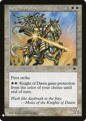 Knight of Dawn [Mystery Booster] | Rook's Games and More