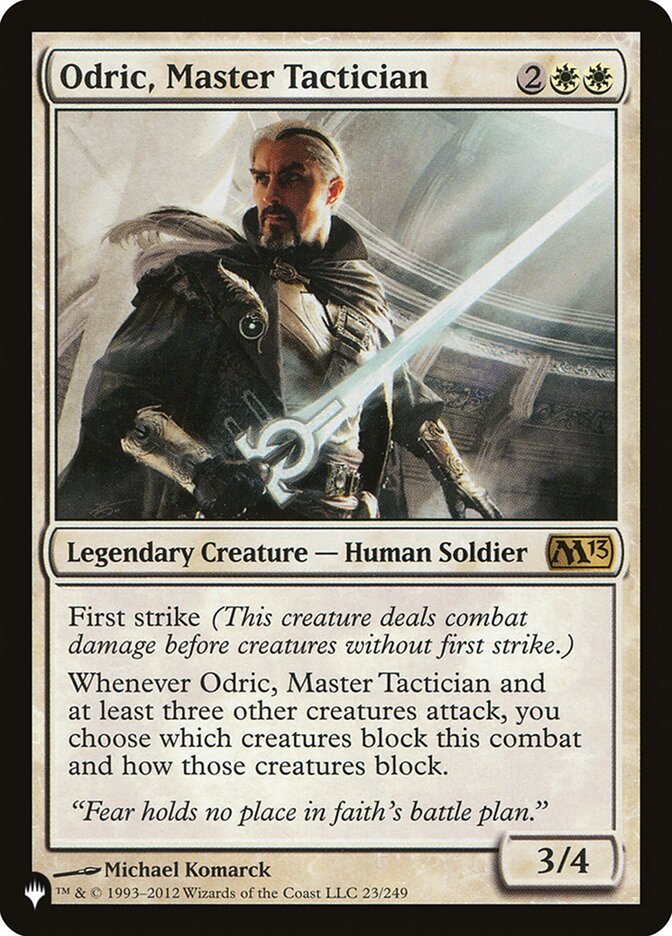 Odric, Master Tactician [The List] | Rook's Games and More