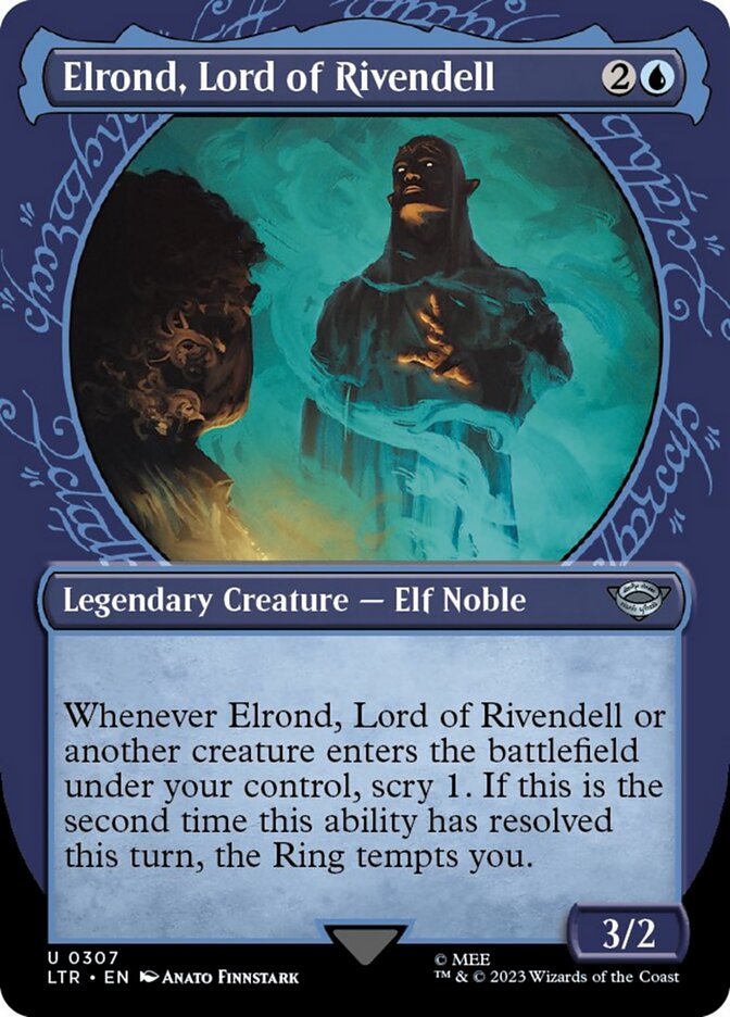 Elrond, Lord of Rivendell (Showcase Ring Frame) [The Lord of the Rings: Tales of Middle-Earth] | Rook's Games and More