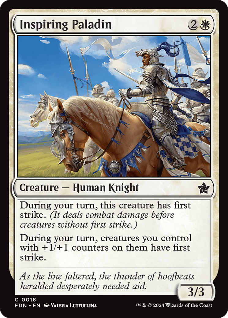 Inspiring Paladin [Foundations] | Rook's Games and More